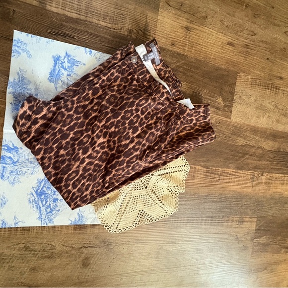 Lisa Rinna Collection QVC Leopard Print Women's Pants 18W RHBH Animal 🦒 - Picture 2 of 6